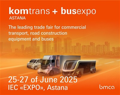 Bainuo apmeklēs Komtrans Astana 2025 Nur-Sultan no jūnija . 25 TH līdz 27. da...